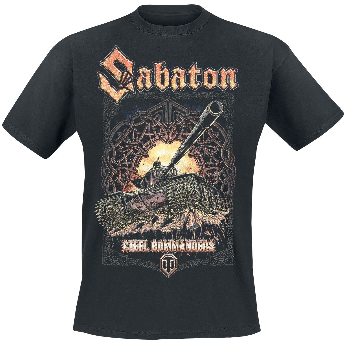 Sabaton - Gaming T-Shirt - World Of Tanks - S bis XXL - für Männer - Größe S - schwarz  - Lizenziertes Merchandise!