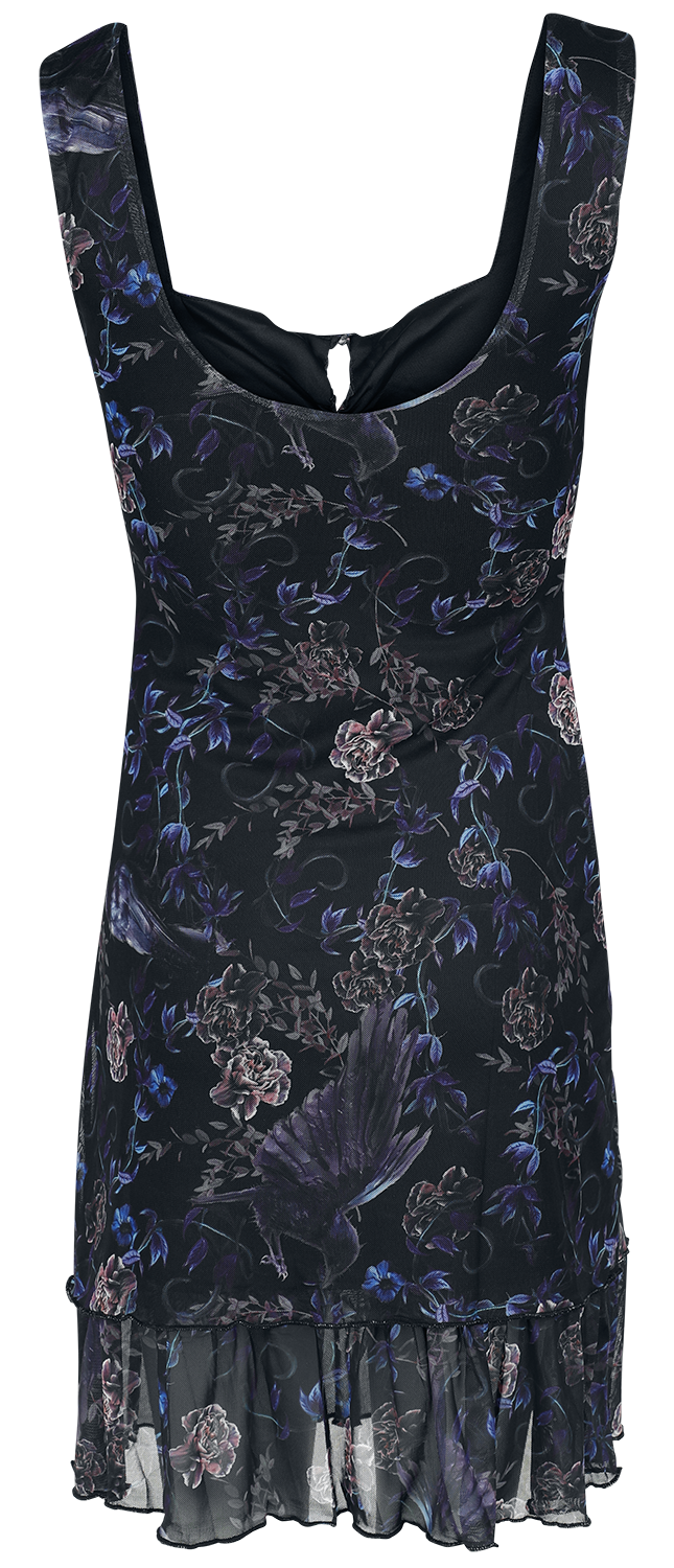 Jawbreaker Kurzes Kleid - Purple Night Crows Mini Dress - XS bis XL - für Damen - Größe M - multicolor