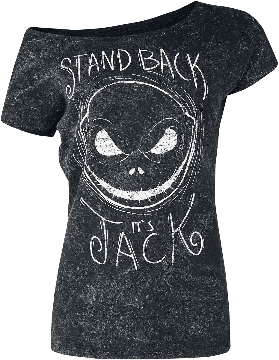 T-Shirt Manches courtes Disney de L'Étrange Noël De Monsieur Jack - Stand Back - S à L - pour Femme 