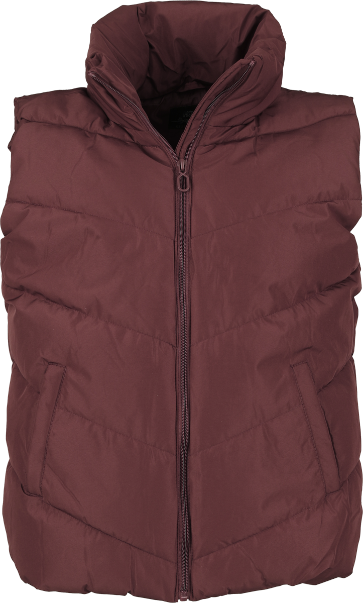 Hailys  Vest - SL P VT LU44CY - for Women - burgundy