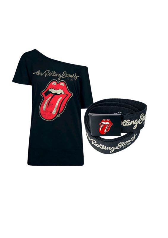 Top - Fan Bundle - S bis 5XL - für Damen - Größe L - schwarz - Lizenziertes Merchandise! - Frauen - female