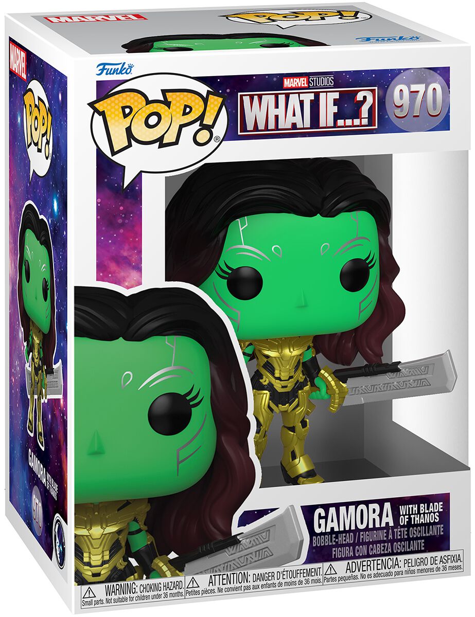 What If…? Gamora with Blade of Thanos Vinyl Figur 970 Funko Pop! multicolor – 10.01% Rabatt What If…? Gamora with Blade of Thanos Vinyl Figur 970 Funko Pop! multicolor – 10.01% Rabatt