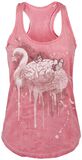 Flamingo Racer-Back Top, RED by EMP, Top