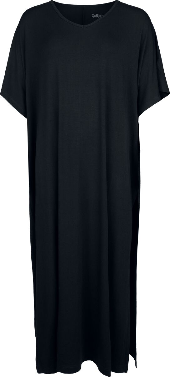Gothicana by EMP - Gothic Kleid knielang - Corporate Goth - S bis XXL - für Damen - Größe S - schwarz