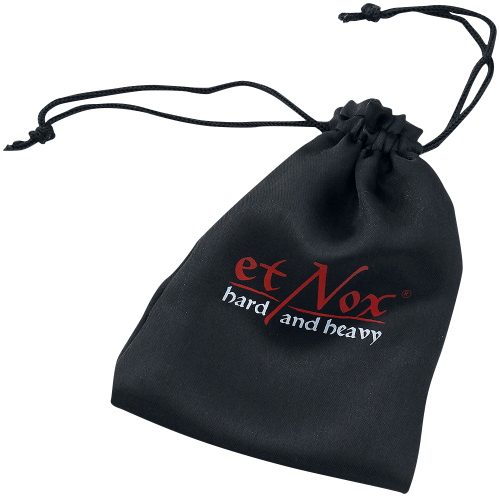 etNox hard and heavy Thors Hammer Ohrstecker-Set silberfarben