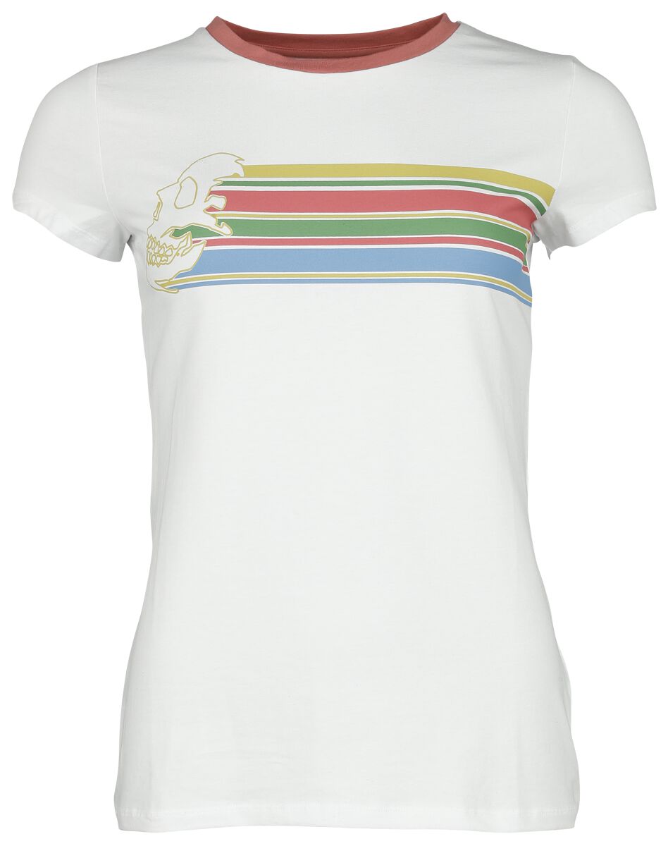 Image of T-Shirt di RED by EMP - Vintage style t-shirt - XS a 3XL - Donna - bianco