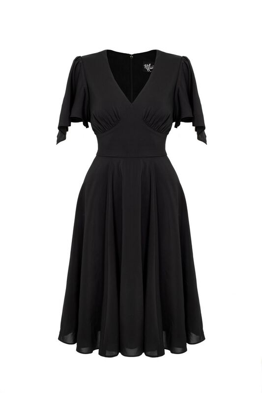Abito media lunghezza  di Hell Bunny - Titania Dress - Donna - nero