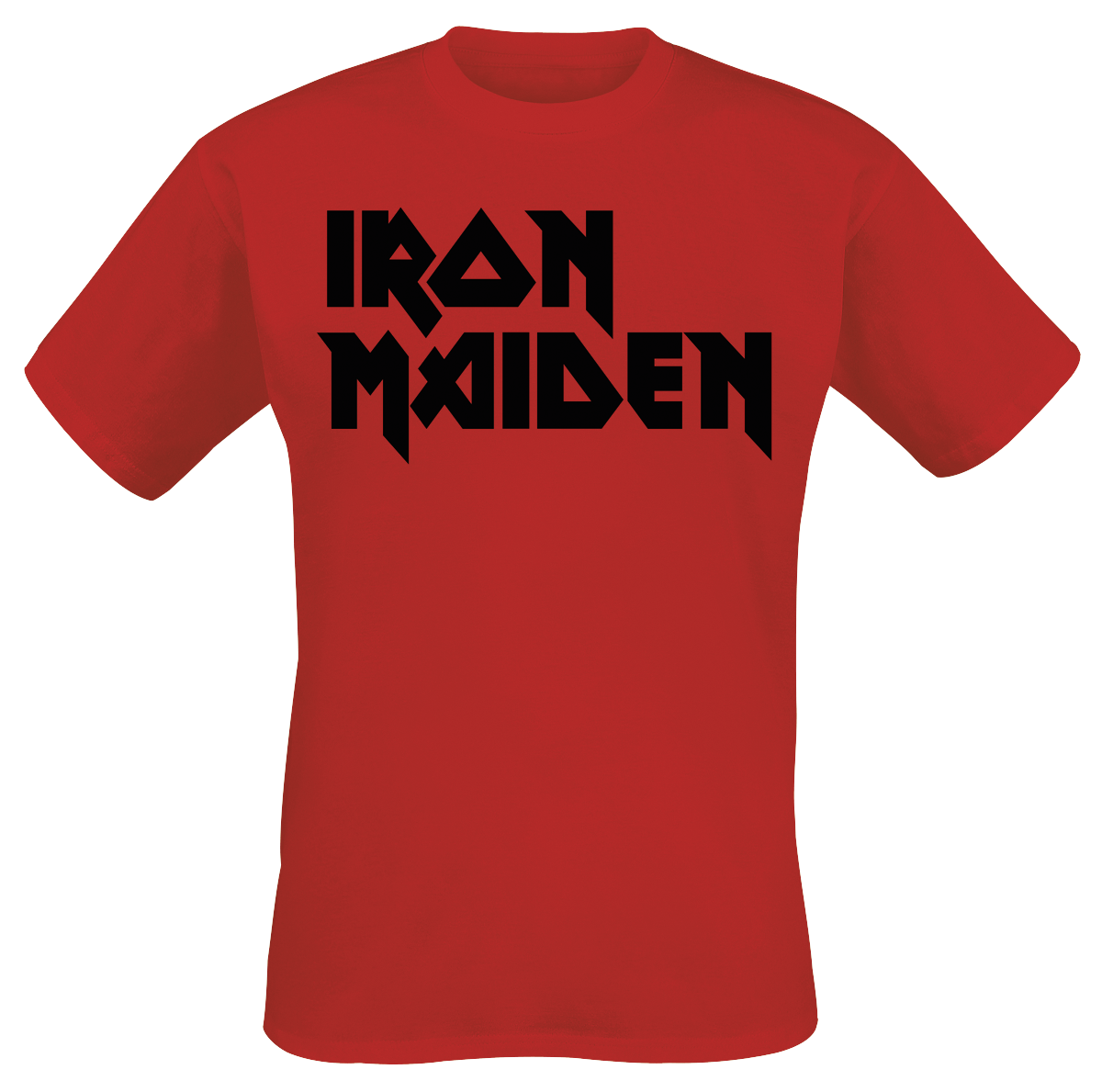 Iron Maiden - Classic Logo - T-Shirt - rot
