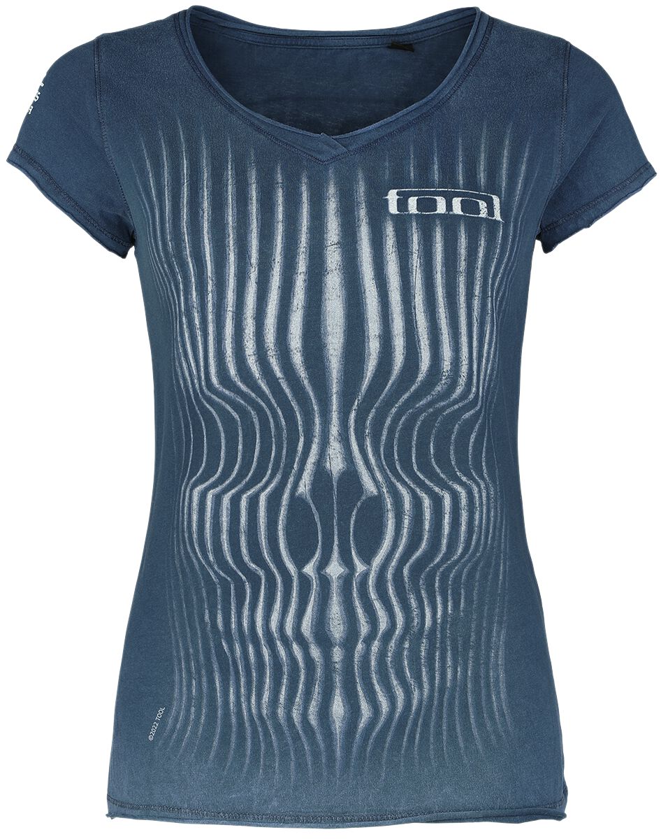 T-Shirt Manches courtes de Tool - Grid Skull - S à XXL - pour Femme - bleu
