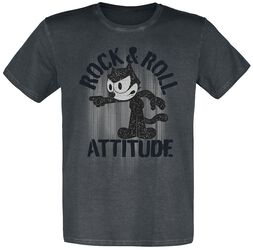 Felix The Cat Rock & Roll Attitude, Felix The Cat, T-Shirt