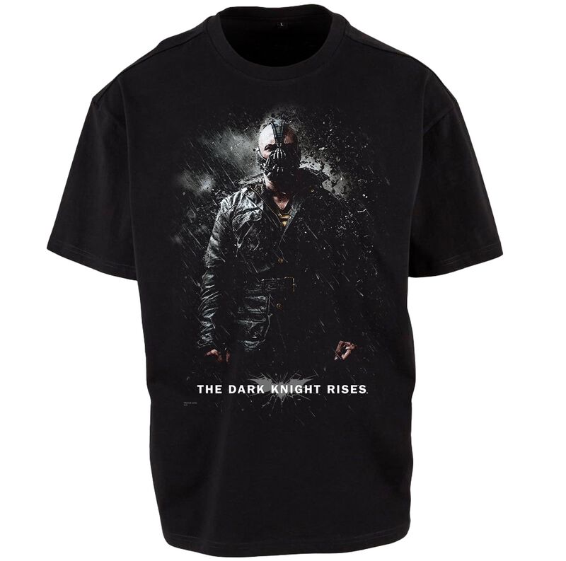 DC Comics T-Shirt - Bane Dark Knight Rises In The Rain - M bis 3XL - für Männer - Größe XL - schwarz - EMP exklusives Merchandise! - Männer - mal