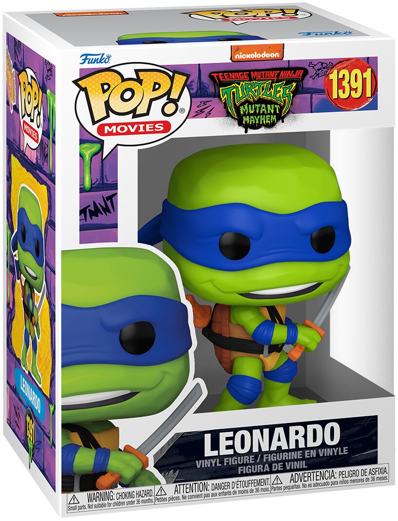Teenage Mutant Ninja Turtles Mayhem - Leonardo Vinyl Figur 1391 Funko Pop! multicolor