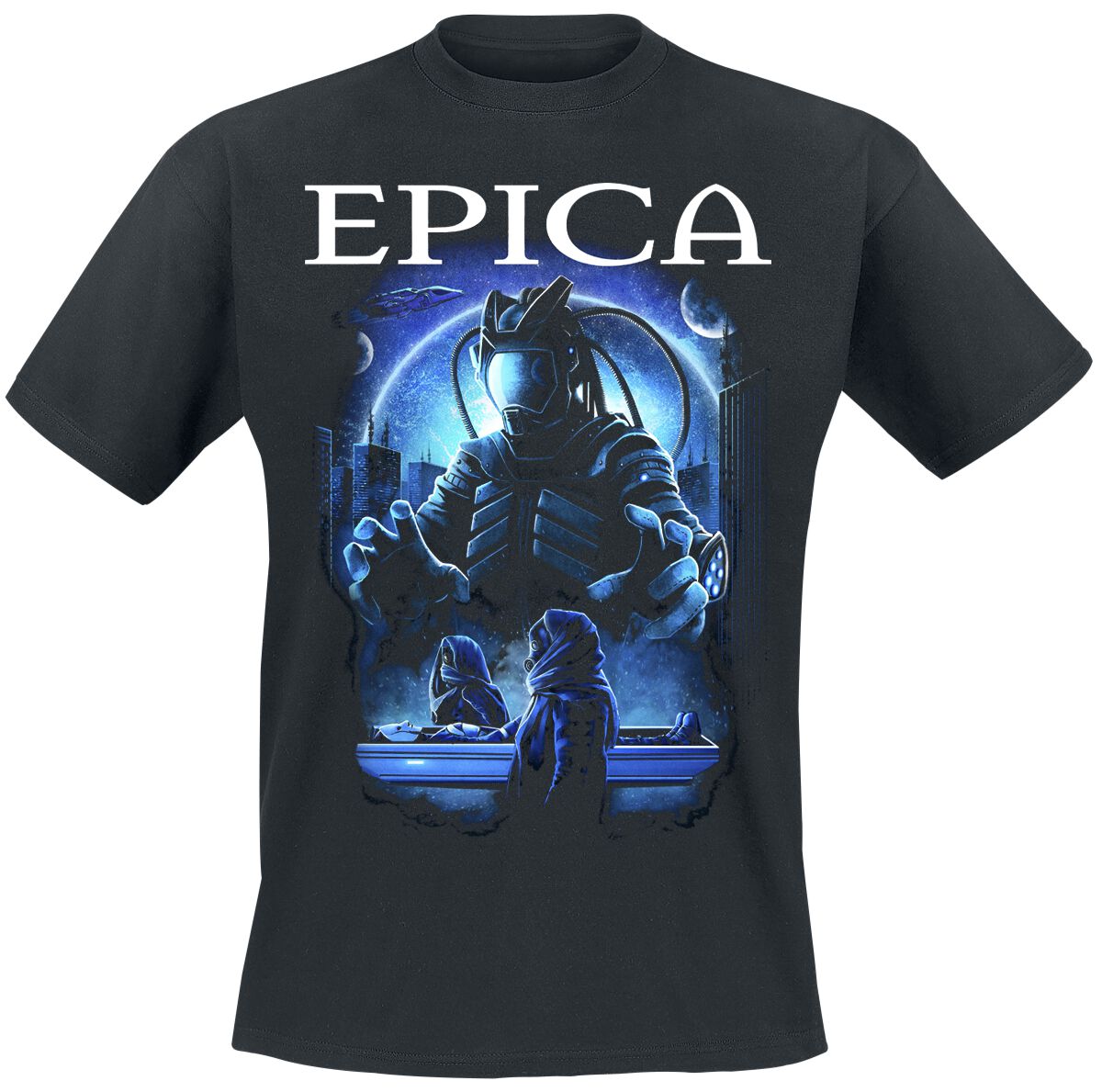 T-Shirt  di Epica - Fight To Survive - S a 3XL - Uomo - nero