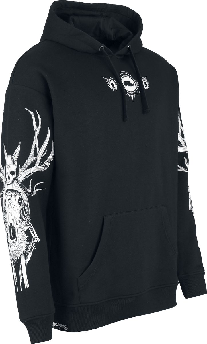 Thumbnail - Black Blood by Gothicana Occult Horror Kapuzenpullover schwarz in L