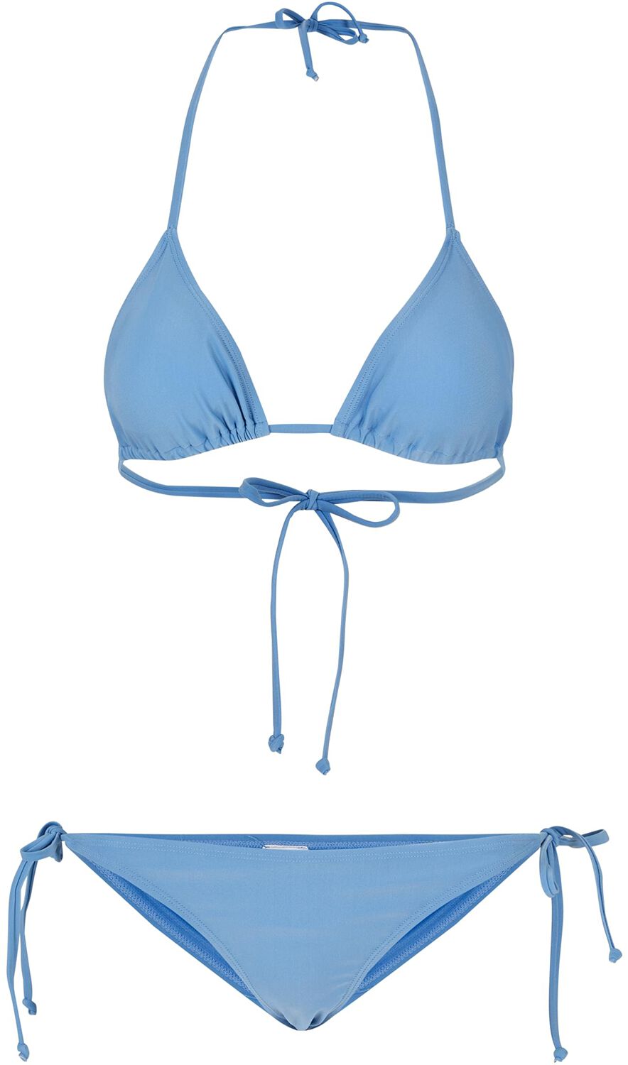 Image of Urban Classics - Ladies’ recycled triangle bikini - Set bikini - Donna - azzurro