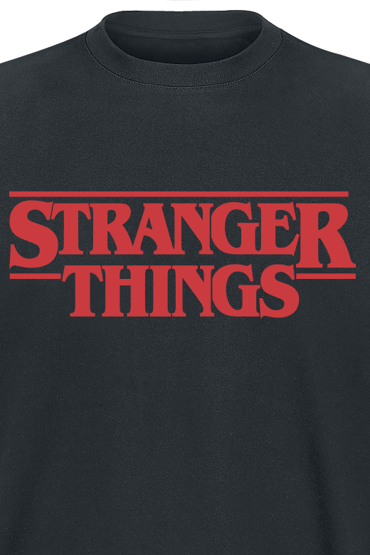 Stranger Things T-Shirt - Classic Logo - M - für Männer - Größe M - schwarz  - EMP exklusives Merchandise!