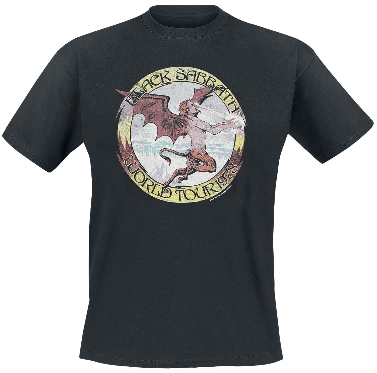 Vans Black Sabbath Obi SS Tee T-Shirt schwarz in L