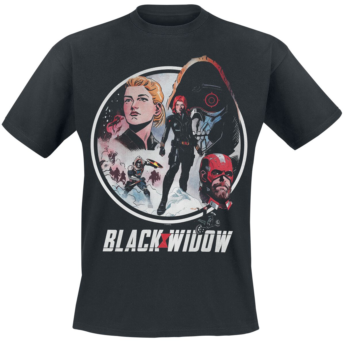 Black Widow Vintage T-Shirt black
