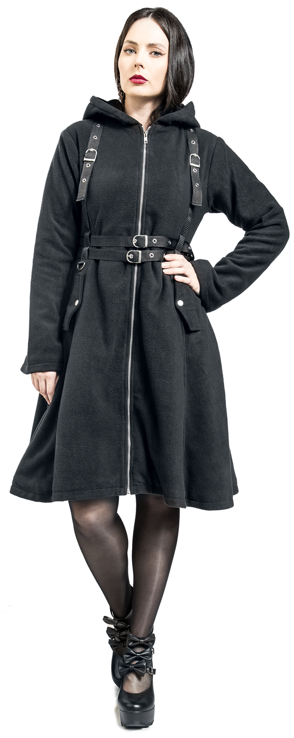Heartless Lucretia Coat Mantel schwarz