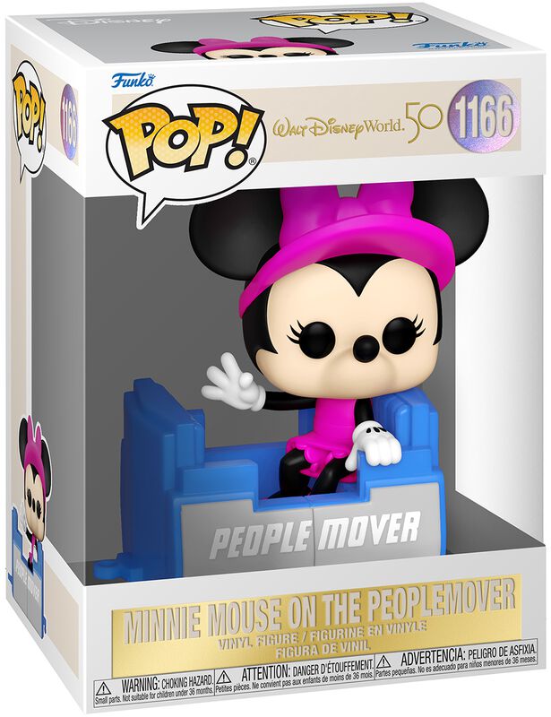 Walt Disney World 50th - People Mover Minnie Vinyl Figur 1166