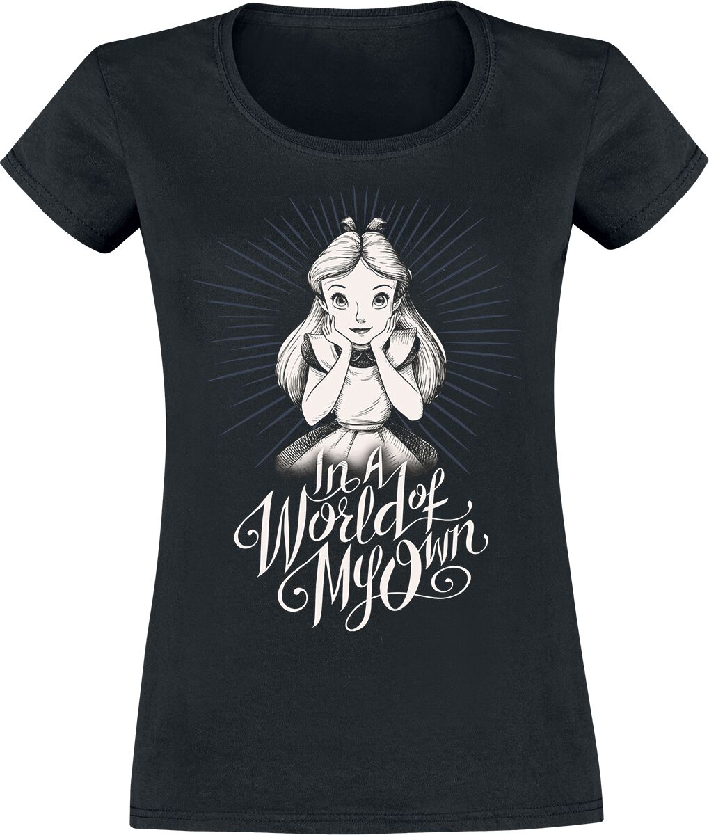 T-Shirt Manches courtes Disney de Alice Au Pays Des Merveilles - In A World Of My Own - M - pour Fem