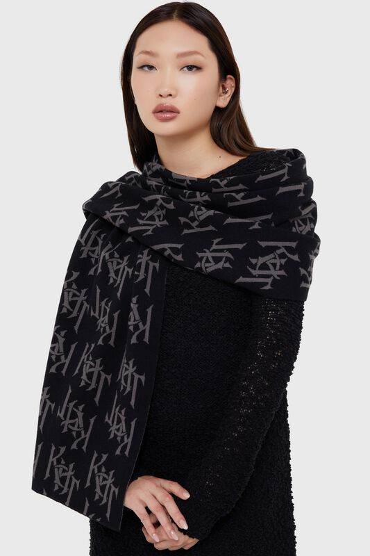 KIHILIST by KILLSTAR - Gothic Scarf - Kihilist Scarf - for Women - black