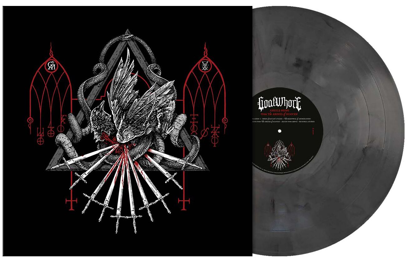 Goatwhore Angels hung from the arches of heaven LP marmoriert