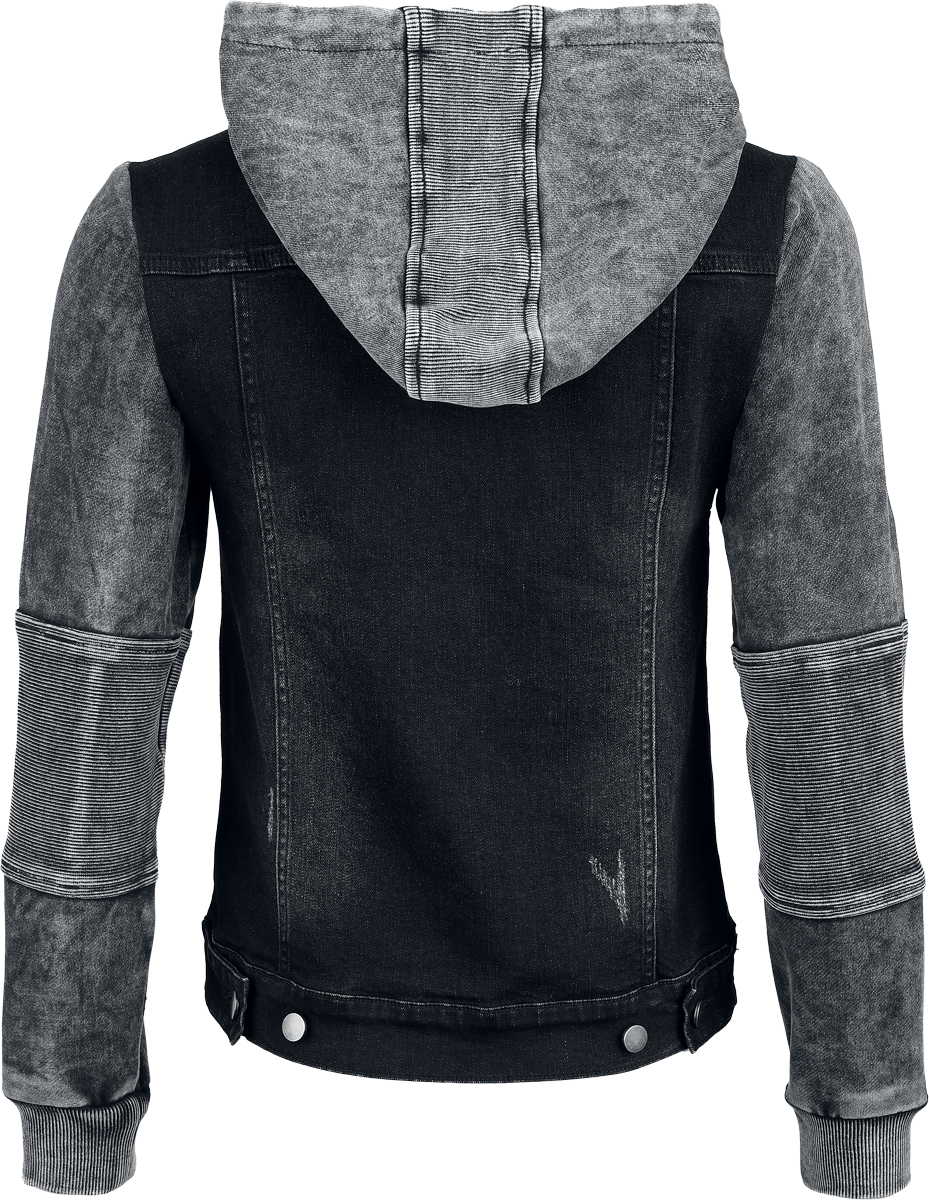 4068143252980 - Essential Jeansjacke schwarz grau in XXL
