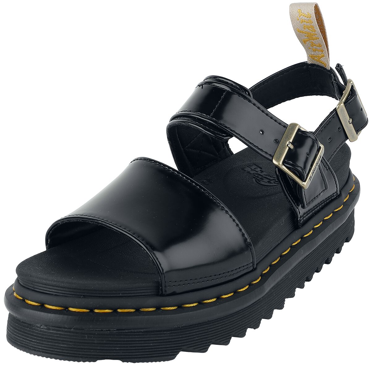 Dr. Martens Vegan Voss Black Oxford Sandale schwarz