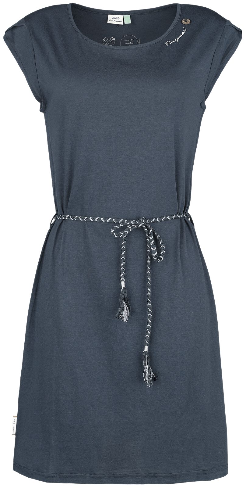 Ragwear Manndy Mittellanges Kleid dunkelgrau