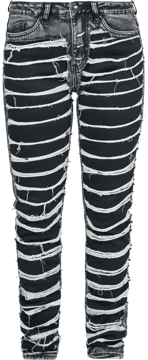 4068143246231 - Skarlett mit Cut-Outs Jeans schwarz in W30L30