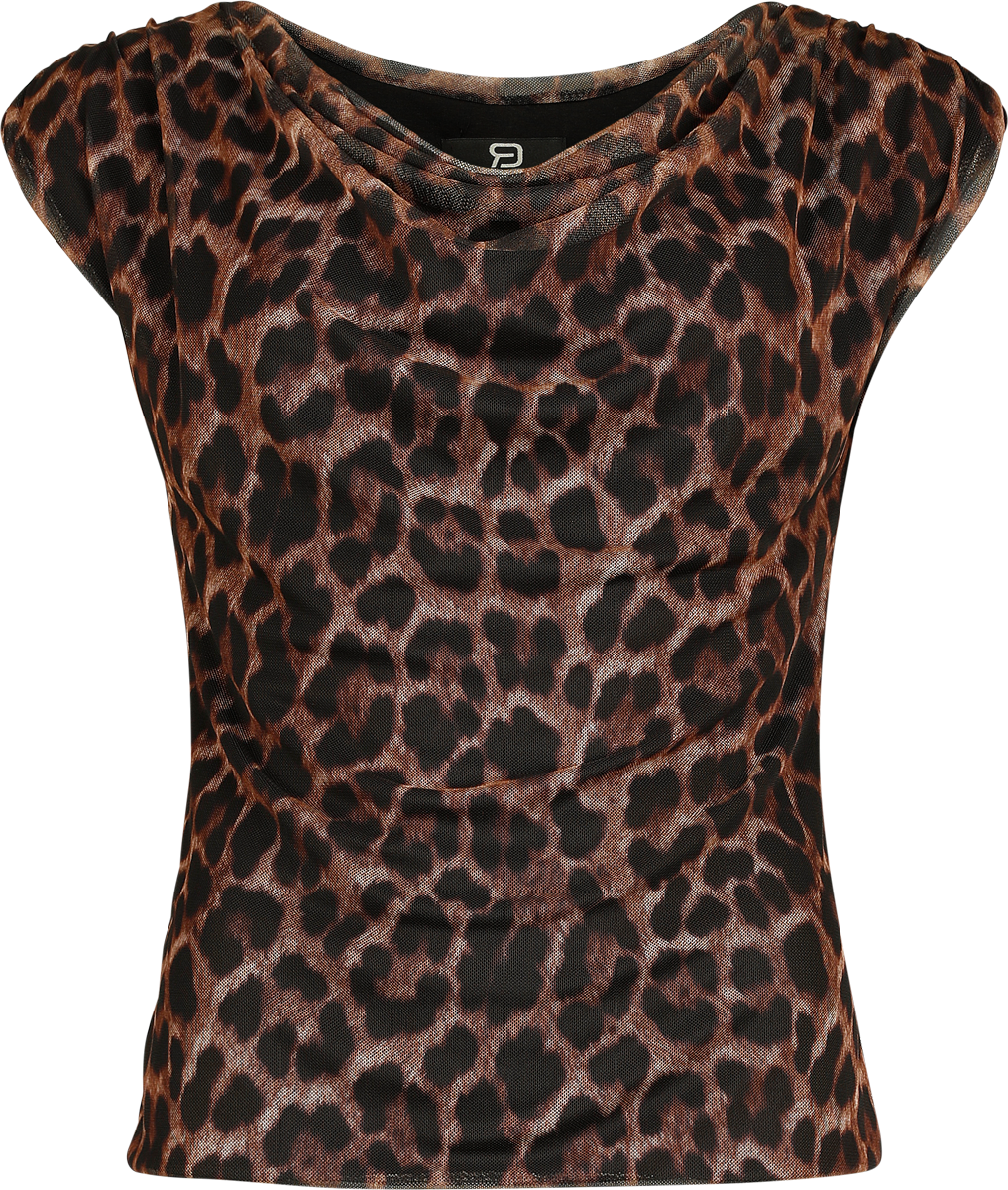 RED by EMP  Top - Basic Leopard Print Top - for Women - multicolour