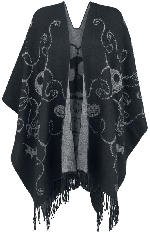 The Nightmare Before Christmas - Disney Cardigan - Jack - one size - för Dam - svart/grå