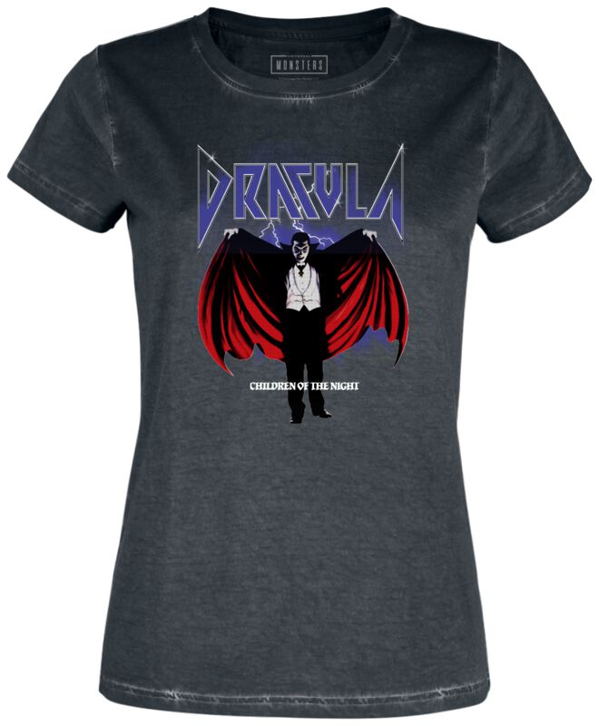 Universal Monsters T-shirt - Dracula - Children Of The Night - XS tot 5XL - voor Vrouwen - zwart