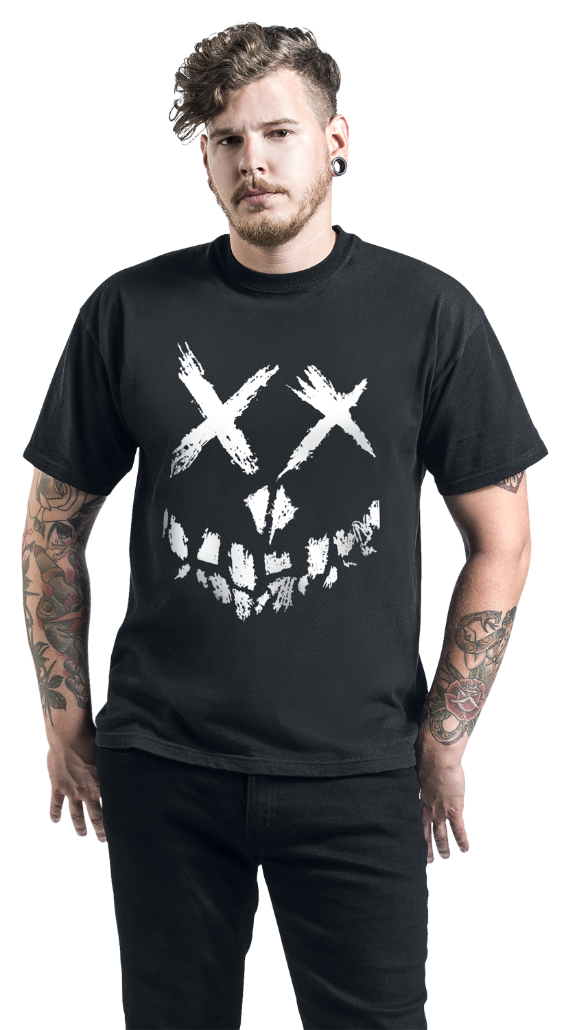 Suicide Squad Skull Logo T-Shirt schwarz