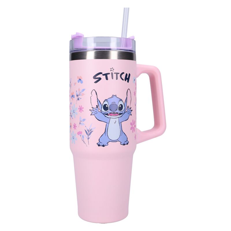 Gourde Disney de Lilo & Stitch - Stitch - Bottled Bliss - pour Indifférent - rose clair