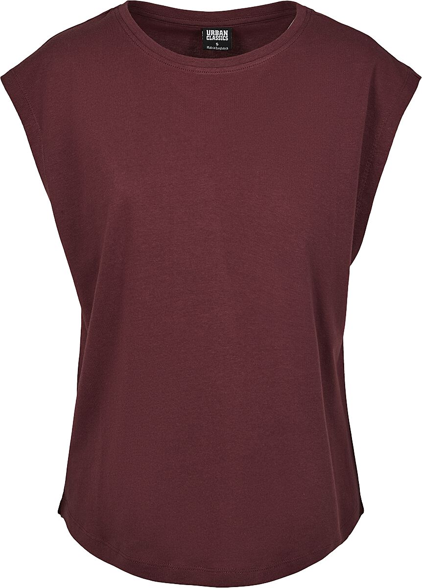 T-Shirt Manches courtes de Urban Classics - T-Shirt Forme Basique Femme - 4XL - pour Femme - prune