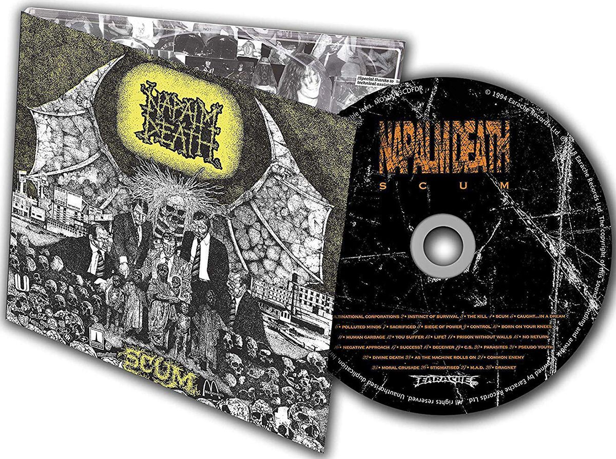 Image of Napalm Death Scum CD Standard