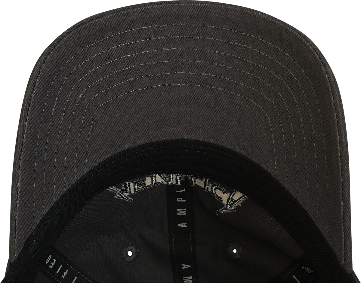 Camiseta con logo de Metallica Amplified charcoal XL