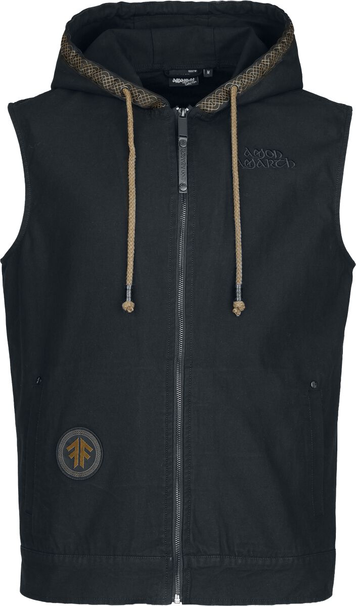 Amon Amarth Weste - EMP Signature Collection - M bis 3XL - für Männer - Größe L - schwarz  - EMP exklusives Merchandise!