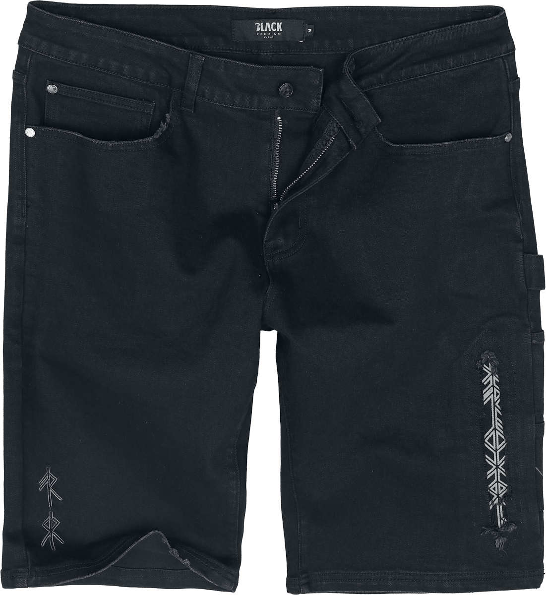Black Premium by EMP  Shorts - Celtic Snake - Denim Shorts - for Men - black