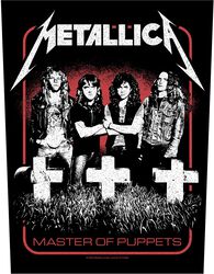 Master Of Puppets Band, Metallica, Backpatch
