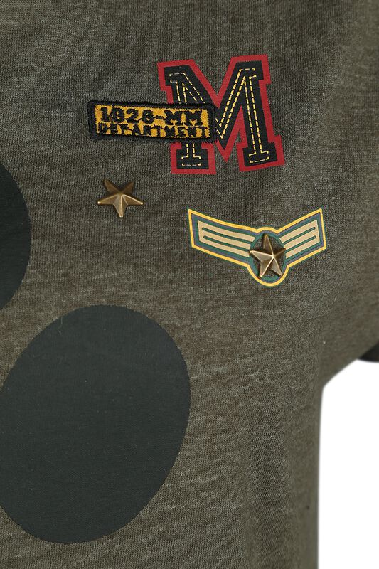 Frauen Bekleidung Military | Micky Maus T-Shirt