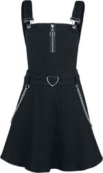 Love Me Right Dungeree Style Dress, Jawbreaker, Kurzes Kleid