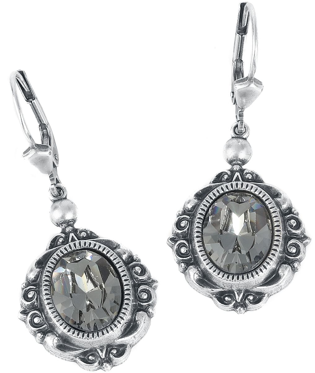 Krikor Ohrring – Barock – für Damen – silberfarben Krikor Ohrring – Barock – für Damen – silberfarben