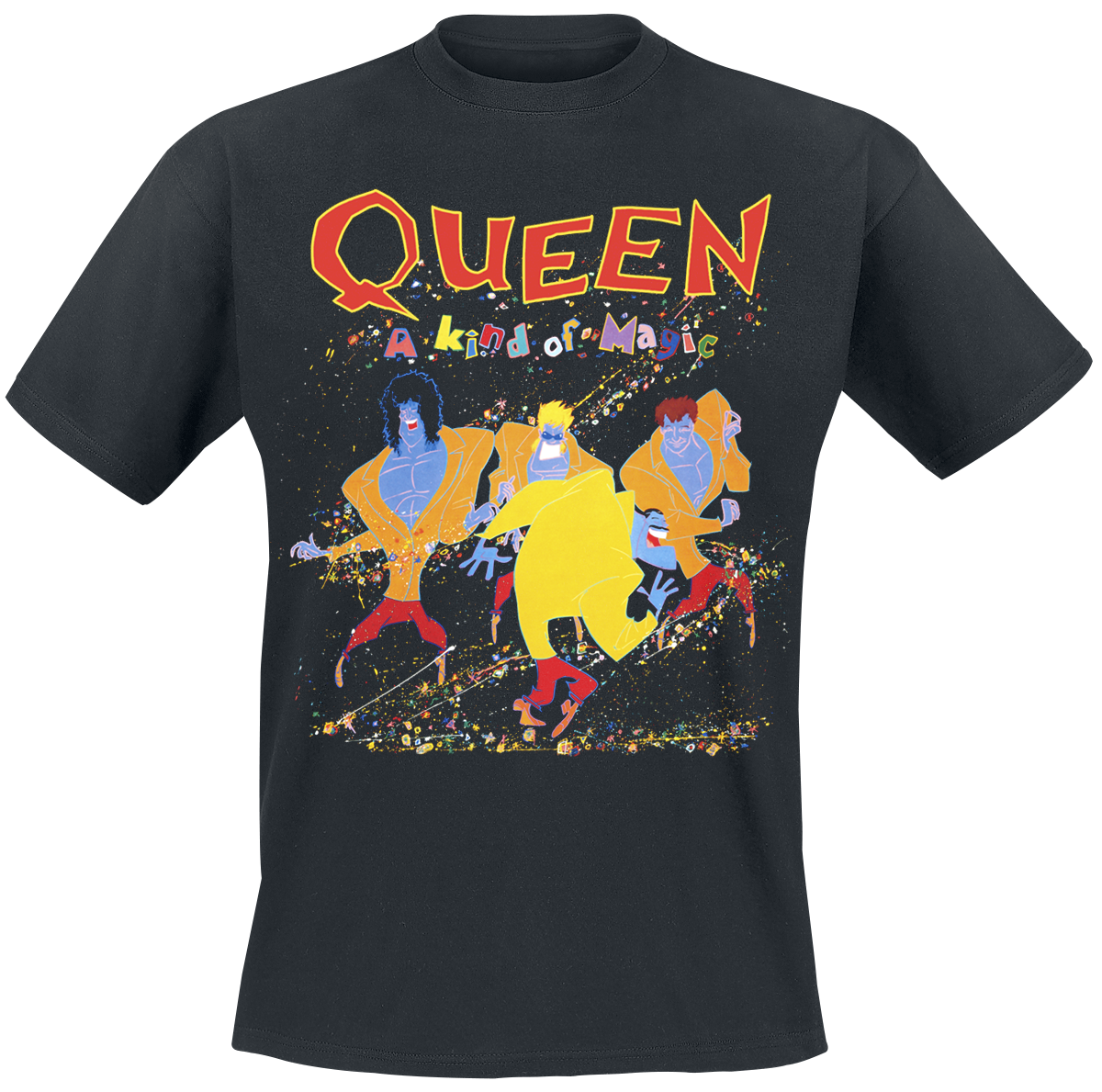 Queen - A Kind Of Magic - T-Shirt - schwarz