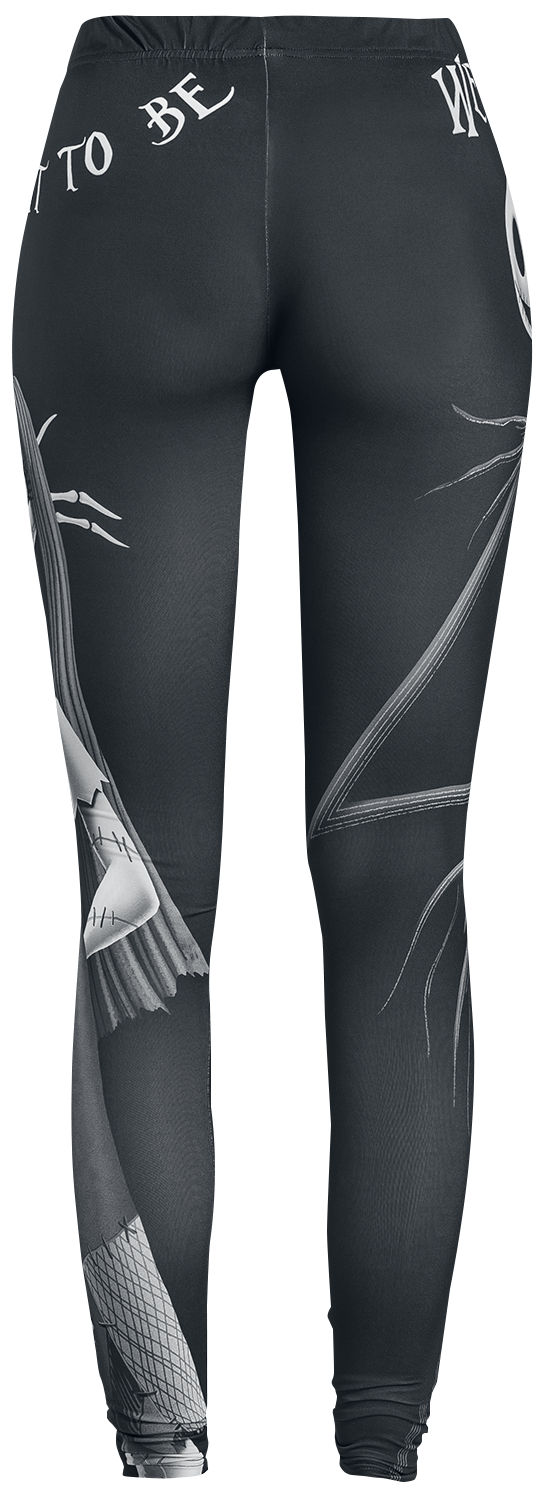 The Nightmare Before Christmas Jack Skellington & Sally - Simply Meant To Be Leggings schwarz
