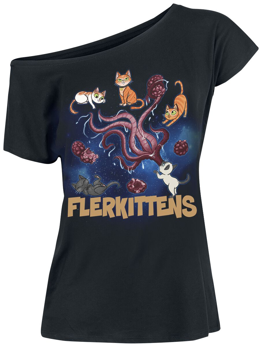 The Marvels Flerkittens T-Shirt schwarz in XXL