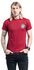 Rotes T-Shirt mit Rundhalsausschnitt