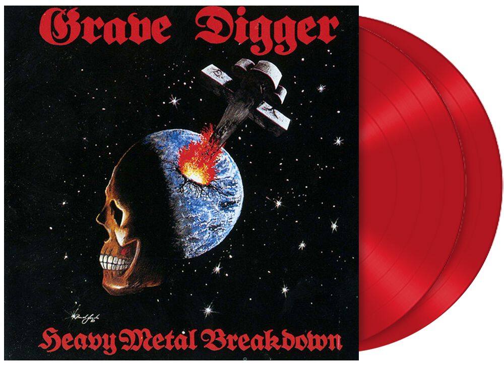 Image of Grave Digger Heavy metal breakdown 2-LP rot